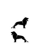 2 X MAN Lion Logo Vinyl