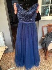 Ladies royal blue ballroom