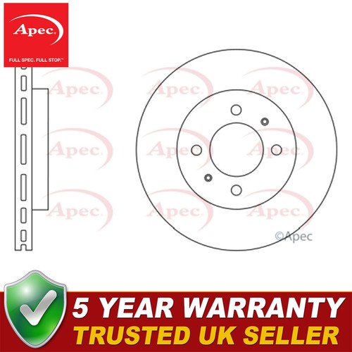 Apec front brake disc fits - front,
