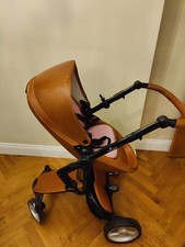 Mima xari pram black - xari, black/tan