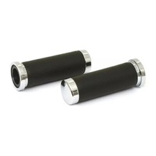 Black & Chrome Grips Honda VT