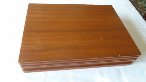 Mahogany cutlery box large - cutlery,