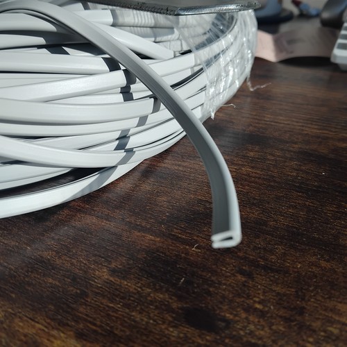 5mm 4mm grey u channel - x,