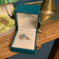 Vintage Costume Ring With A Ernest Jones Box