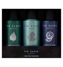 Ted Baker Mens Body Spray Collection Trio Mens Gift Set