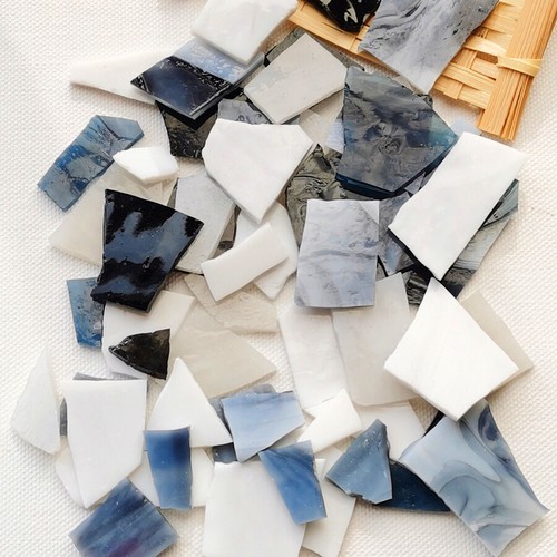 100g colorful mosaic tiles - colorful,