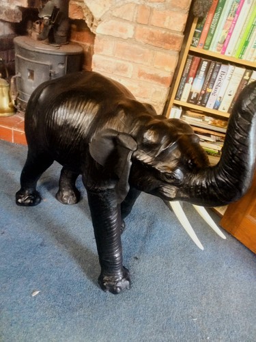 Large vintage elephant - large,
