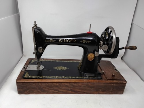 1927 vintage singer hand - hand, crank