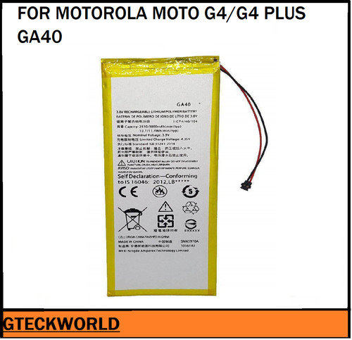 Battery ga40 motorola moto - ga40,