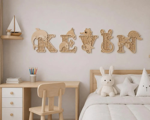Personalized wooden name - personalized, sign