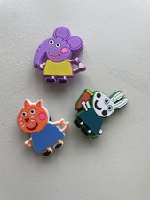 Peppa Pig - x3 Friends And Family Shoe Charm Croc Charm Jibbitz Widgets