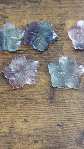 Natural fluorite carved - natural,