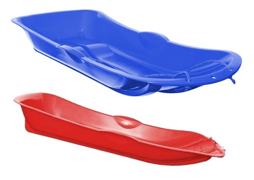 Large plastic sledge with - sledge,