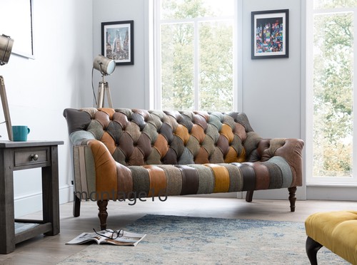 Stirling harris tweed leather - harris,