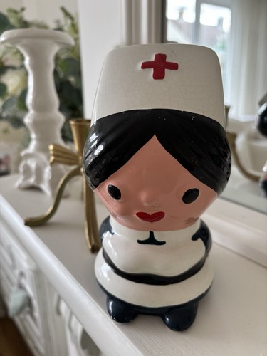Vintage nurse moneybox piggy - nurse,