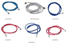 Universal Inlet Water Fill Hoses Washing Machine Dishwasher 1.5m, 2.5m, 3.5m, 5m