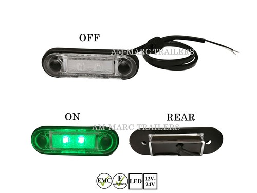 Green hella rdx style led - green,