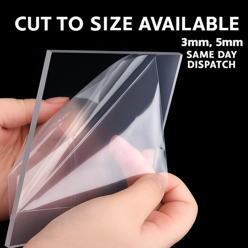 Clear perspex acrylic sheet - clear,