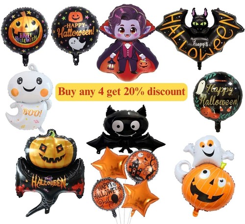 Halloween balloons foil latex