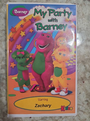 Party with barney vhs tape - vhs,