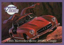 1955 Mercedes Benz 300SL Coupe, Imperial Palace LV Car Trading Card Not Postcard