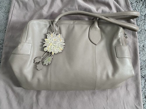 Radley ladies grey leather bag - leather,