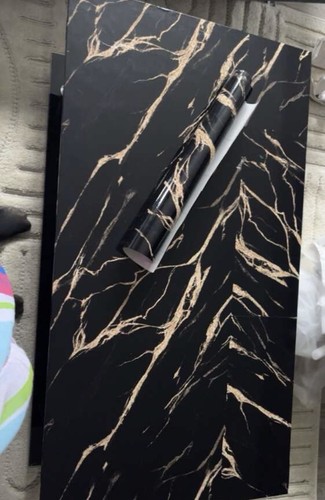 Black gold marble effect - black/gold,