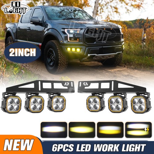 White amber led bumper - white, fog
