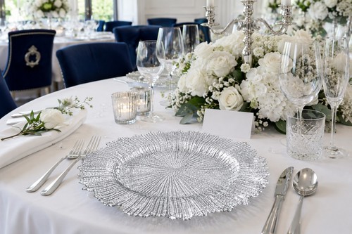 Luxury glass charger - luxury,