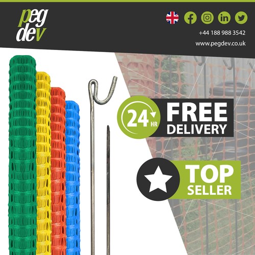 Plastic barrier fencing safety - barrier,