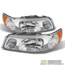 1998-2002 Lincoln Town Car Replacement Headlights Headlamps 98-02 Set Left+Right