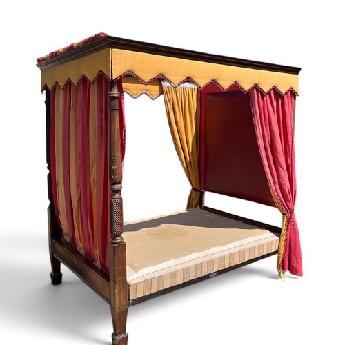 Antique four poster style bed - four,