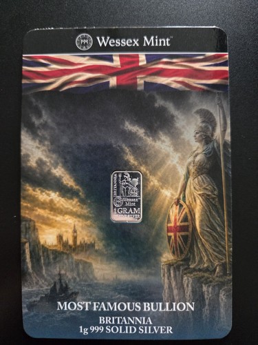 999 fine silver - 1g, .999