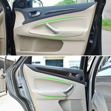 Car Interior Door Handle Armrest Panel Leather Cover For Ford Mondeo 2007-2012