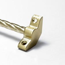 Satin Brass Stair Rods - 3/8"