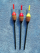 set of three traditional Handmade perch bobber Fishing Floats