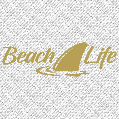 Beach life shark - beach,