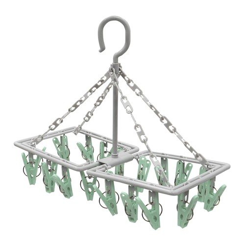 Jvl folding sock dryer pegs - 20,