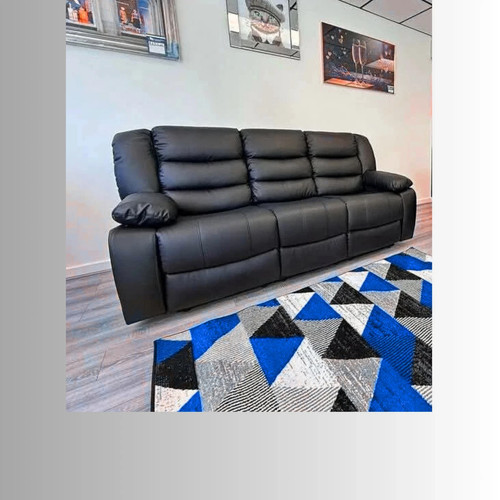 Roma leather seater - leather, 3