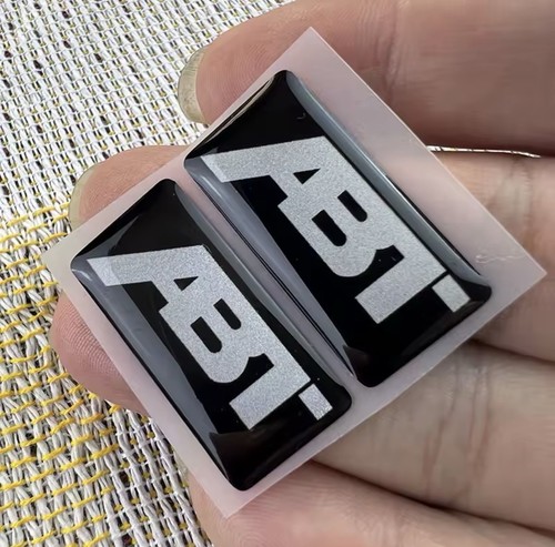2psc abt domed badge - abt, 3d