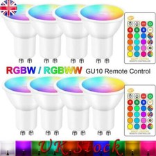 GU10 5W LED Bulbs Light RGB 16Colour Changing Spotlight Lamp+Remote Control Xmas