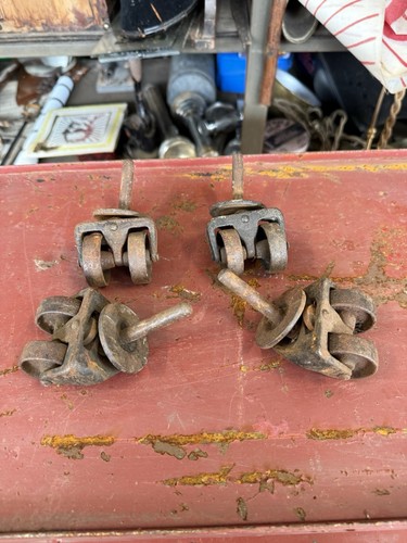 Vintage cast iron double - 4,