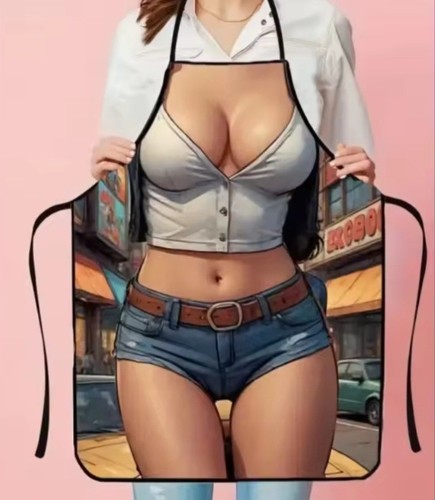 Funny apron sexy - funny, women