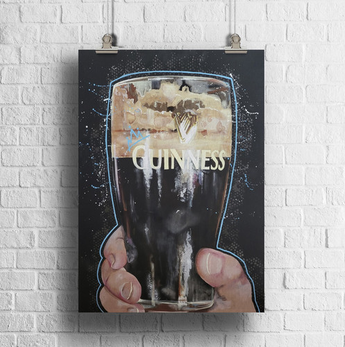Guinness split the a3 - "split, art