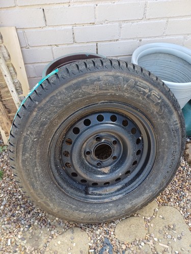 Spare caravan wheel with - spare,