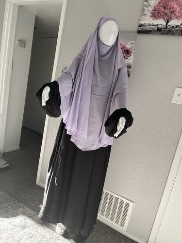 Long three layers khimar - khimar, with