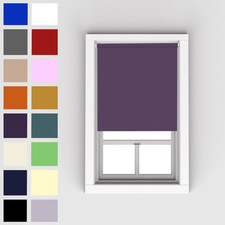 Plain Fabric Roller Blinds Many Colours and Sizes