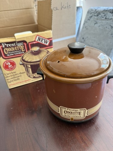 Vintage prestige crock - prestige, crock-ette