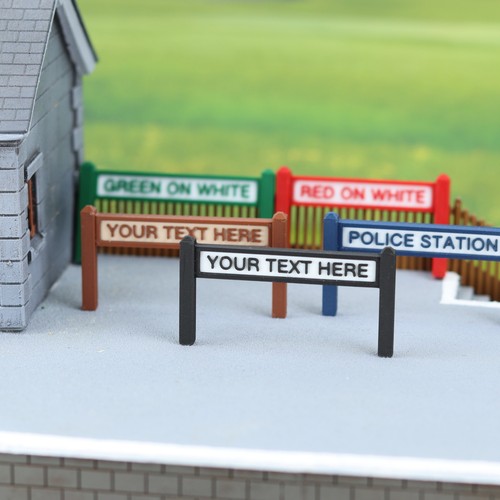 Model railway station name - station,