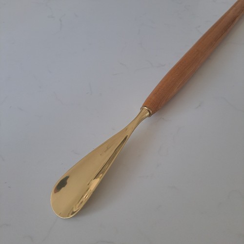 Wooden shoe horn long handle - long,